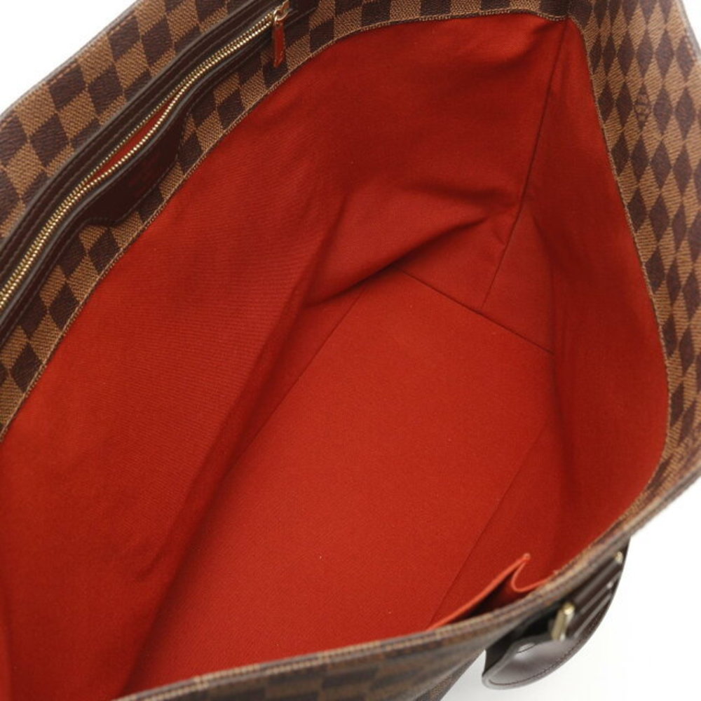 Louis Vuitton Leather Bag Cavallo brown Damier Tote - Picture 3 of 7